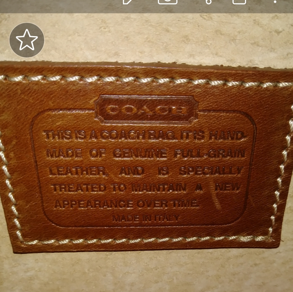 VINTAGE 1992 COACH CASSIDY  BAG - Picture 10 of 17